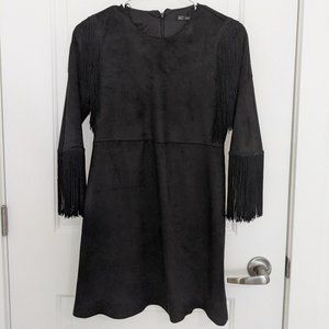 Little Black Suede Dress | ZARA
